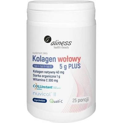Aliness Hovädzí kolagén Typ I + Typ II + Typ III 5 g PLUS 25 dávok