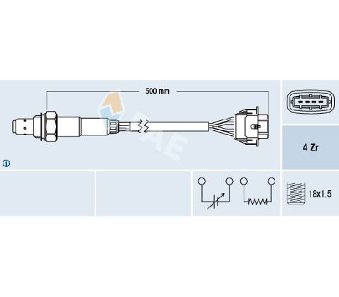 Lambda sonda FAE 77303