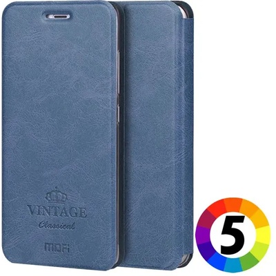 Xiaomi Mi 5 Mofi Vintage Кожен Калъф и Протектор
