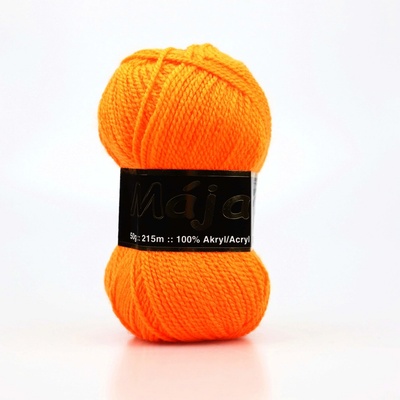 Niťárna příze Mája 2392 Neon oranžová