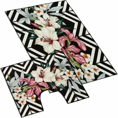 BellaTEX Изтривалка за баня и тоалетна Lily 3D Bellatex Bellatex | Cheren | Home | UNI