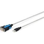 ASSMANN DA-70170 USB 2.0 към RS232 адаптер с вграден FTDI чипсет, 1, 8 м, черен (DA-70170)