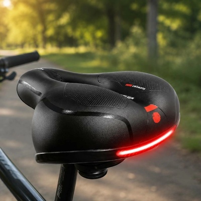 Active sedlo na kolo komfortní gelové sedlo pohodlné měkké MTB Cross