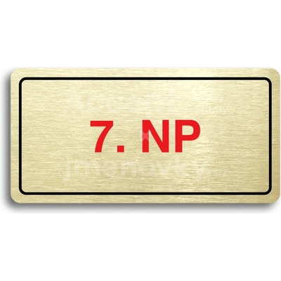 ACCEPT Piktogram 7. NP - zlatá tabulka - barevný tisk