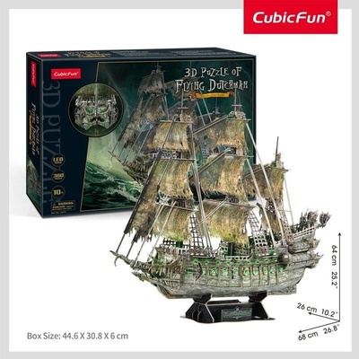 CubicFun 3D puzzle svítící Flying dutchman 360 ks