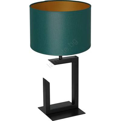 Luminex Настолна лампа 1xE27/60W/230V 45 cм зелена/златиста (LU3405)