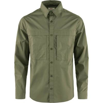 Fjällräven Мъжка риза с копчета Fjällräven Abisko Trail Shirt L/S Shirt - Green - размер XL (033-2248-0314)