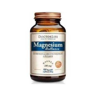 Doctor Life DOCTOR LIFE_Magnesium Ballance magnesium citrate and magnesium apple 240mg dietary supplement 120 capsules