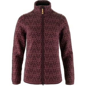 Fjällräven Дамско вълнено яке Fjällräven Women's Snow Cardigan Wool jacket - Port (105-2209-1114)