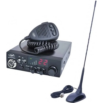 PNI PNI-PACK78 CB Radio Kit HP 8024 12-24V Extra 48 Antenna 4W 10km (PNI-PACK78)