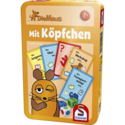 Schmidt Spiele Die Sendung mit der Maus, Mit Köpfchen | Angelika Lange, Jürgen Lange