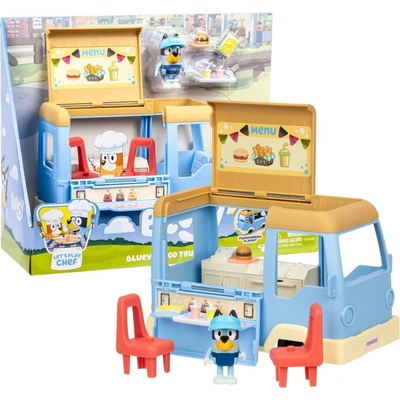 Let's Play Nákladné auto Moose Toys Bluey Chef Food Truck Playset