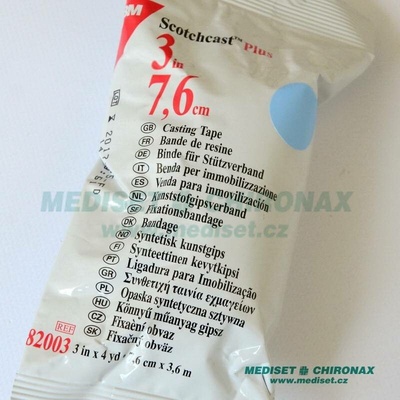 3M Scotchcast Plus 82003L bleděmodrý 7,6 cm x 3,6 m Lehká sádra tuhá
