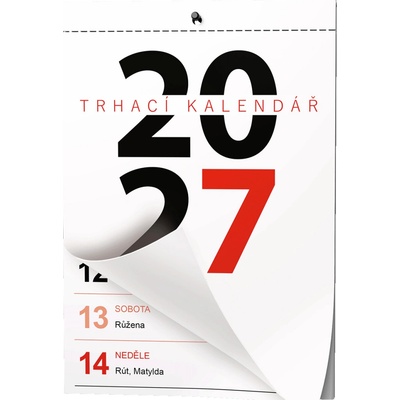 Nástěnný týdenní Trhací A5 2027