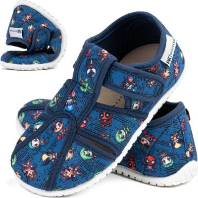 Wojtylko Papuče barefoot w.KOŽA superhrdina granátové elastické