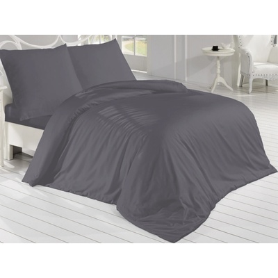Brotex obliečky Satén antracitové 240x220 70x90