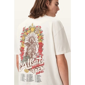 AllSaints уголемена тениска мъжка от памук ROQUE (M054PE) - answear - 138,84 лв