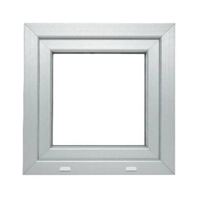 Bravo Plastové okno OS1 Color levé 60 x 60 cm RAL 9006/bílá