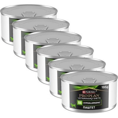PURINA Pro Plan Veterinary Diets Canine - HA Хипоалергенен 6 x 195 г