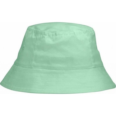Neutral Klobouček Bucket z organické bavlny a větracími očky mátová