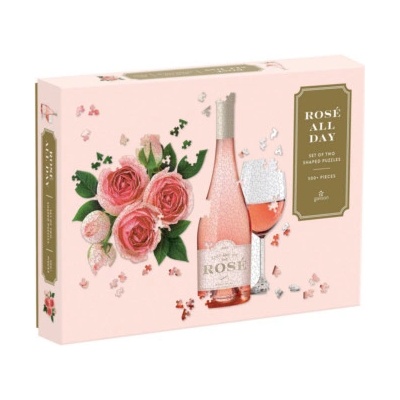 Galison Tvarové Rosé All Day 2v1 500 dielov