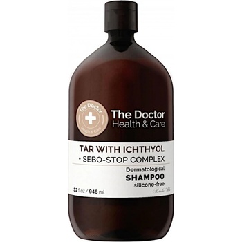 The Doctor Tar with Ichthyol + SeboStop Complex Shampoo Dermatological 946 ml