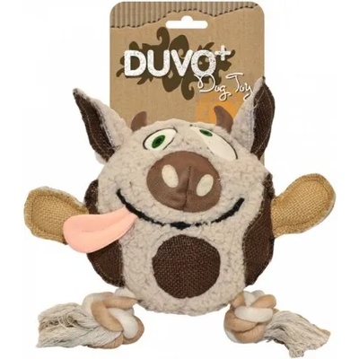 Duvoplus Canvas - играчка от плат крава, с въже, Белгия - 171319