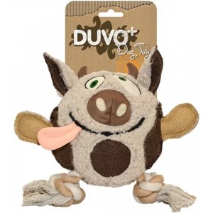 Duvoplus Canvas - играчка от плат крава, с въже, Белгия - 171319