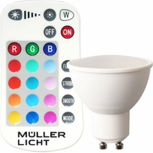 Müller Licht LED žárovka Müller-Licht 230 V, GU10, 5 W, RGBW 400352