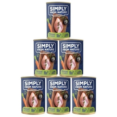 Simply From Nature Bažant s mrkvou 6 x 400 g