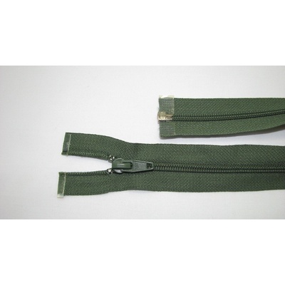 Zips špirála deliteľný 5mm - dĺžka 35cm, farba zelená