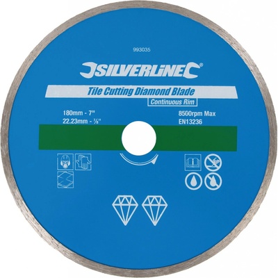 Silverline Kotouč diamantový řezný 180 × 22,23 × 2,3 mm 993035