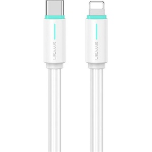 USAMS IPAD / IPAD 2 / IPAD 3rd Gen USAMS YU кабел за данни Type-C - Lightning, 100cm, FEHÉR SJ735USB02 (SJ735USB02)
