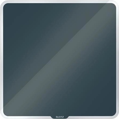 LEITZ Magnetická sklenená tabuľa, 45x45 cm, "Cosy", matná sivá