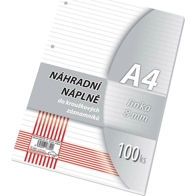 EKO Bobo náplň do charis bloku A4 linkovaná 100 l.