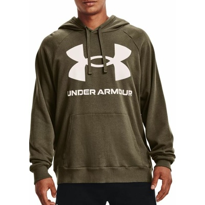 Under Armour Rival Fleece Big Logo Hoodie green
