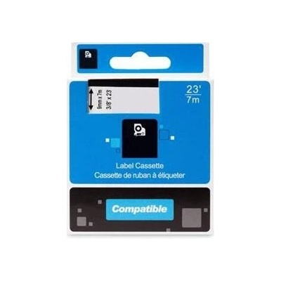 Kompatibilná páska DYMO 40913 D1 Black On White Tape (9mm) ECO-40913