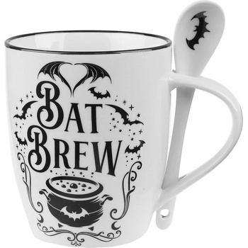 Image 1 of Alchemy gothic чаша с лъжица ALCHEMY GOTHIC - Bat - ALMUG21