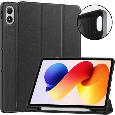 Vsetkonamobil 126866 LEATHER Zaklápací kryt pre Xiaomi Redmi Pad 2 Pro čierny