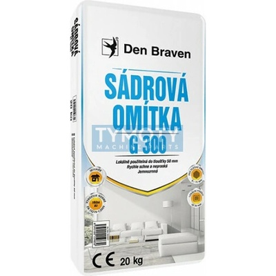 Debbex Sadrová omietka G300 - 5 kg biela, vrece