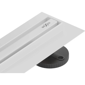 Mexen Flat 360° Slim линеен въртящ се сифон 50 см, бял - 1241050 (1241050)