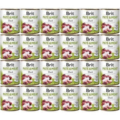 Brit Paté & Meat Dog Duck 24 x 800 g