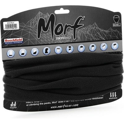 Beechfield Morf B 930 mikrofleece COT53093000299 black Černá