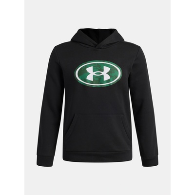 Under Armour mikina s kapucňou čierna zelená