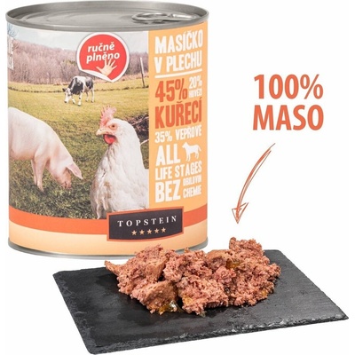 Topstein Farm Fresh Masíčko v plechu kuřecí 800 g