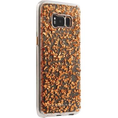 Case-Mate Karat Case - дизайнерски кейс с елементи от розово злато и висока защита за Samsung Galaxy S8 Plus (розово злато)