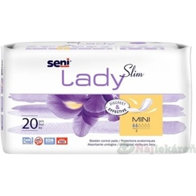 Seni Lady Slim Mini urologické vložky pre ženy savosť 200 ml 20 ks
