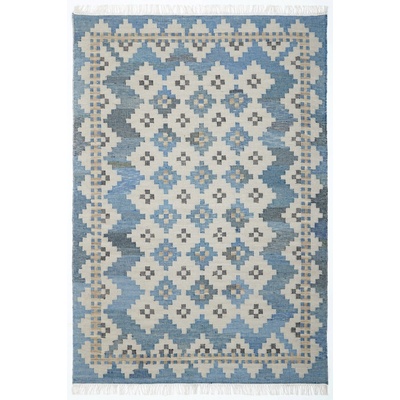 Diamond Carpets Casablanca DE 2255 Multi Colour Modrá