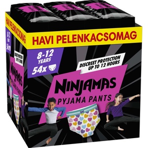 Pampers Ninjamas Pyjama Pants месечен пакет пелени 27-43kg XL 8 - Heart (54бр. ) (8006540630587)