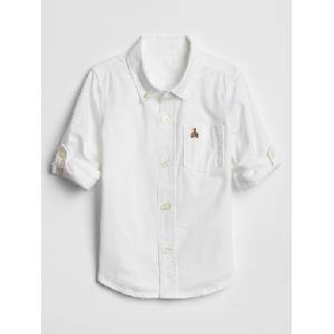 GAP Бебешка оксфордска риза GAP GAP | Byal | Момчешки | 98